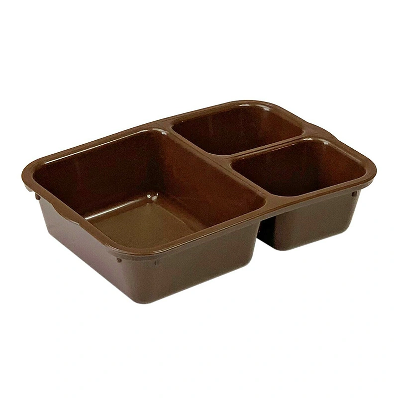 Three Compartment Medium Tray